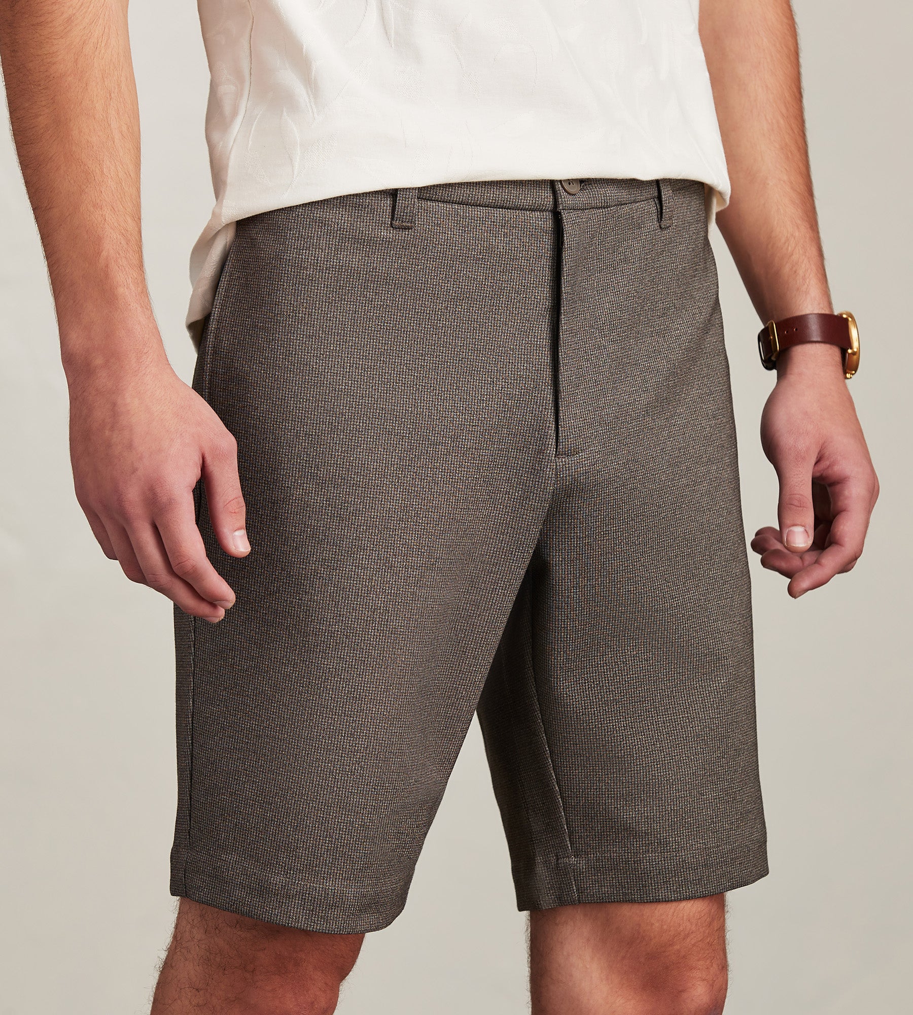 Modern Fit Knit Chino Shorts