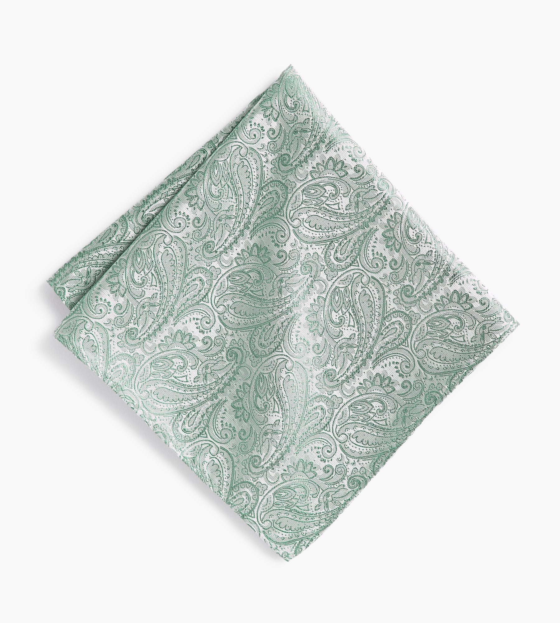 Tonal Paisley Pocket Square