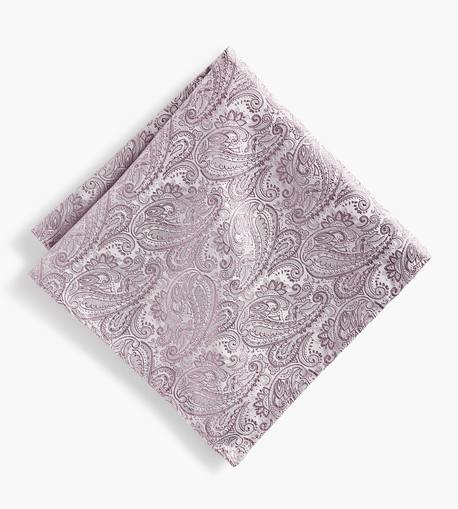 Tonal Paisley Pocket Square