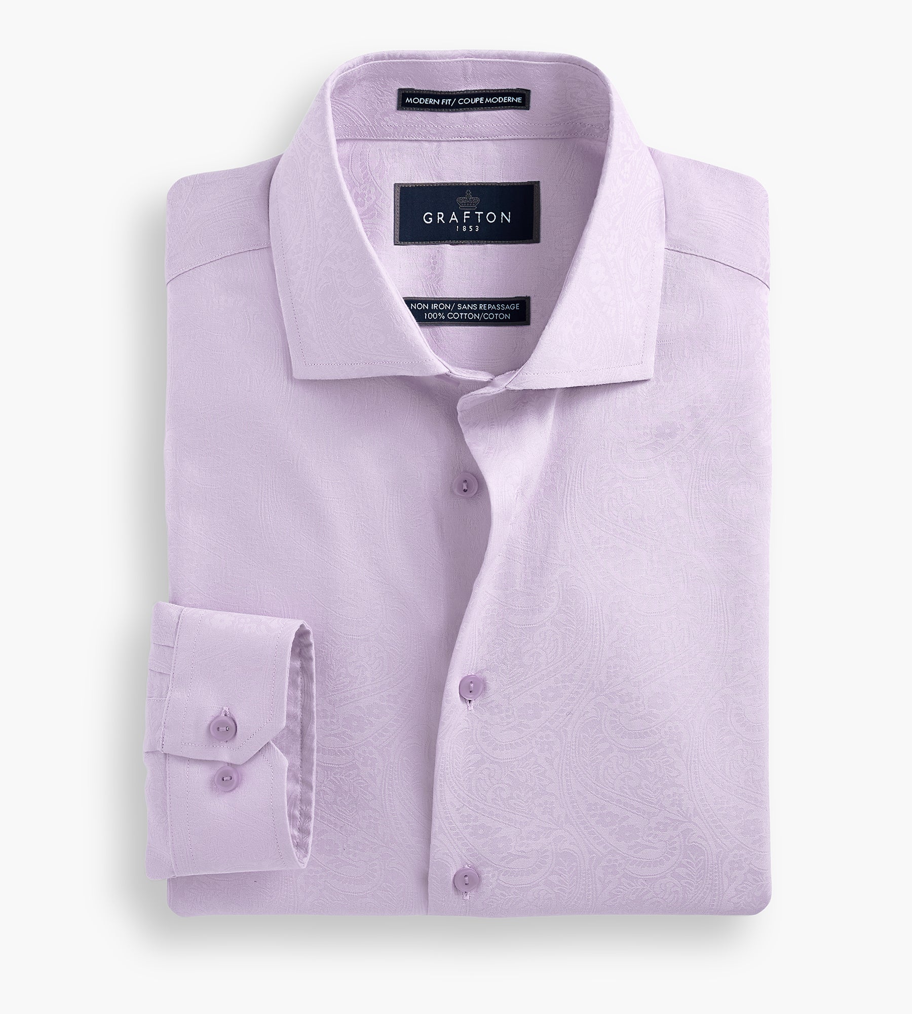Modern Fit Ultra-Luxe Paisley Dress Shirt