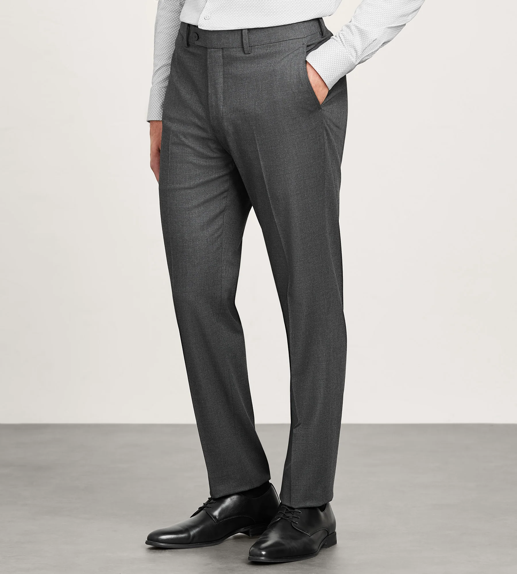 Modern Fit 360° Stretch Black Suit Separate Pants