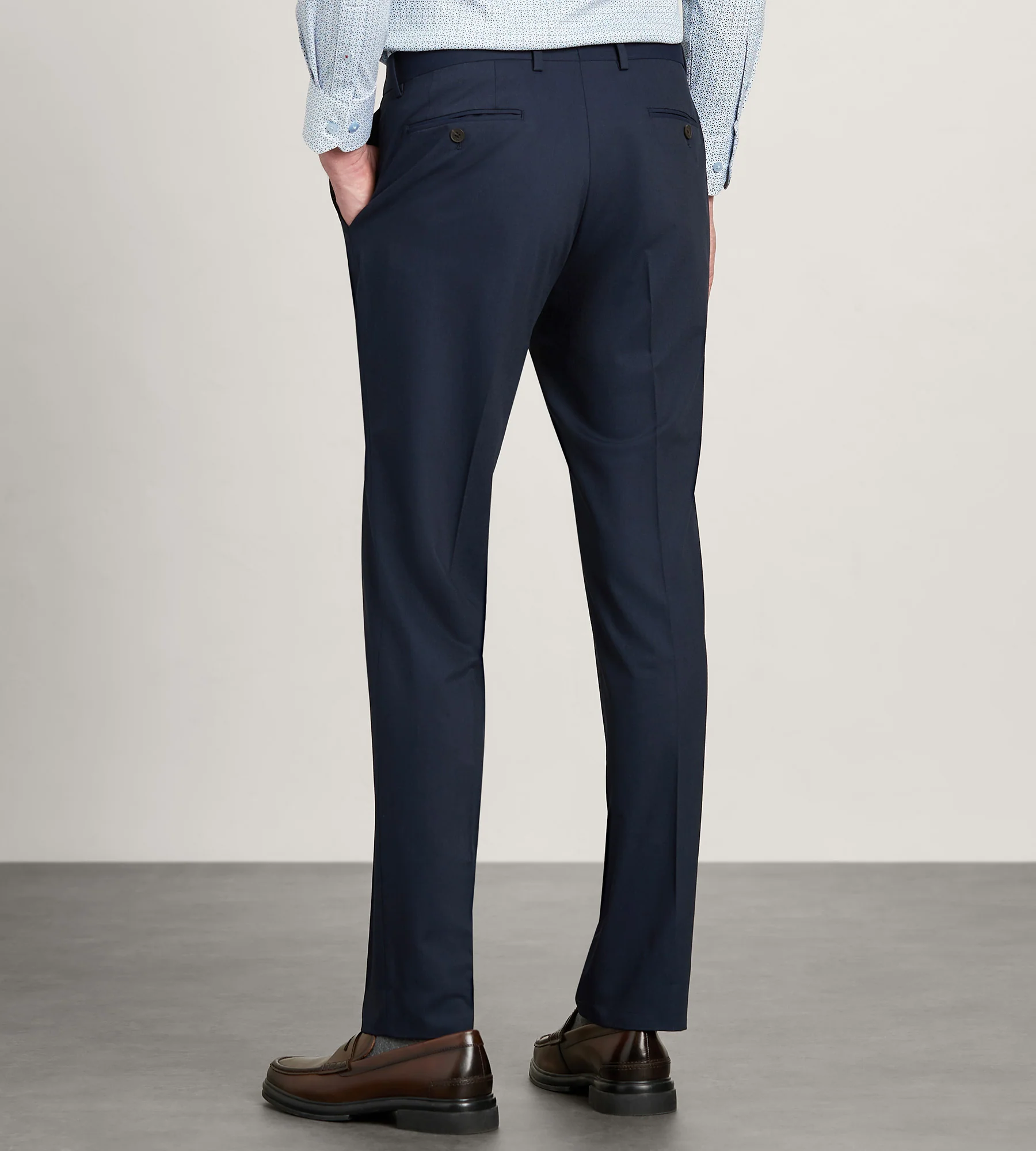 Modern Fit 360° Stretch Black Suit Separate Pants