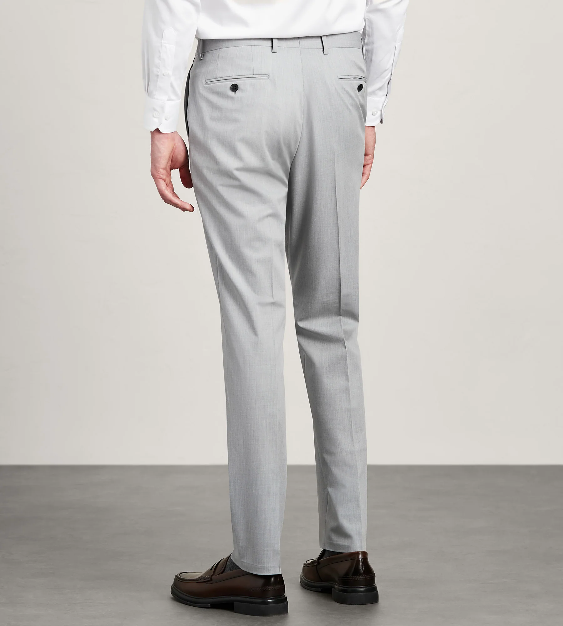 Modern Fit 360° Stretch Black Suit Separate Pants