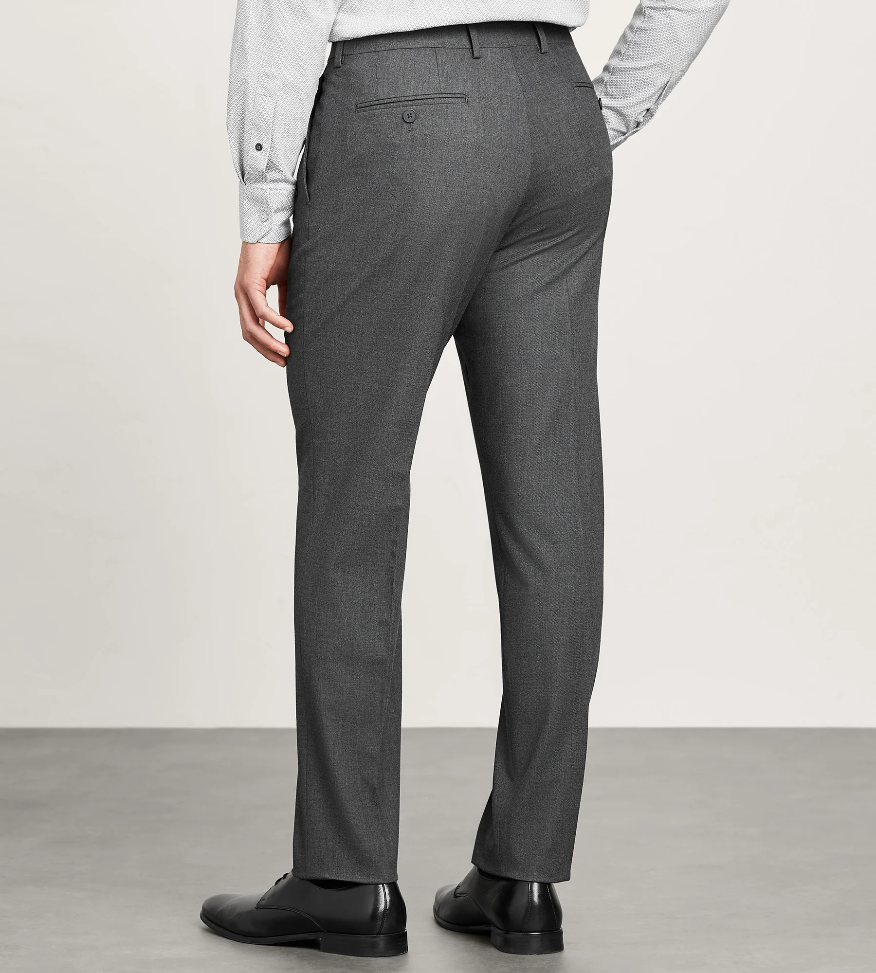 Modern Fit 360° Stretch Black Suit Separate Pants