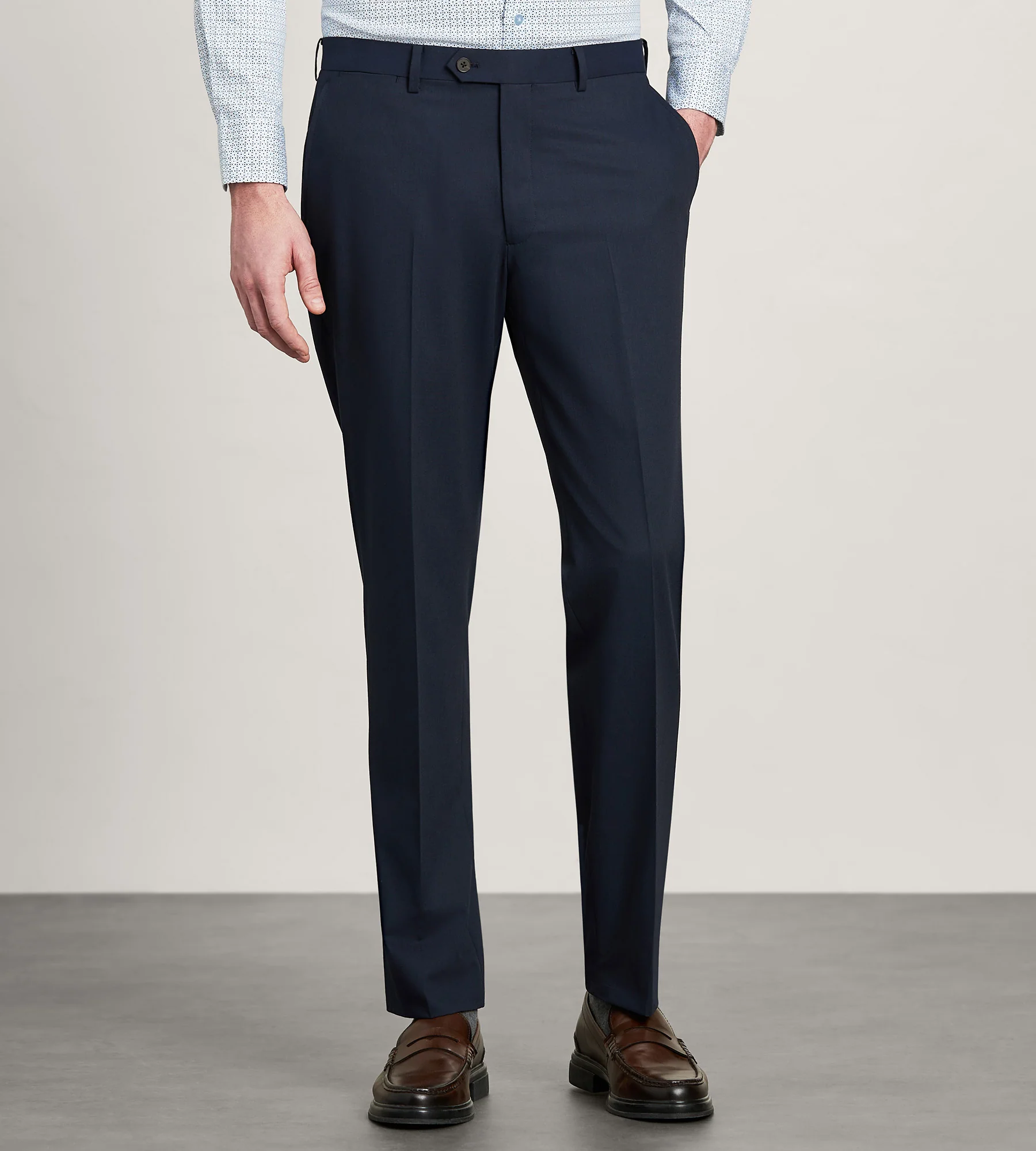 Modern Fit 360° Stretch Black Suit Separate Pants