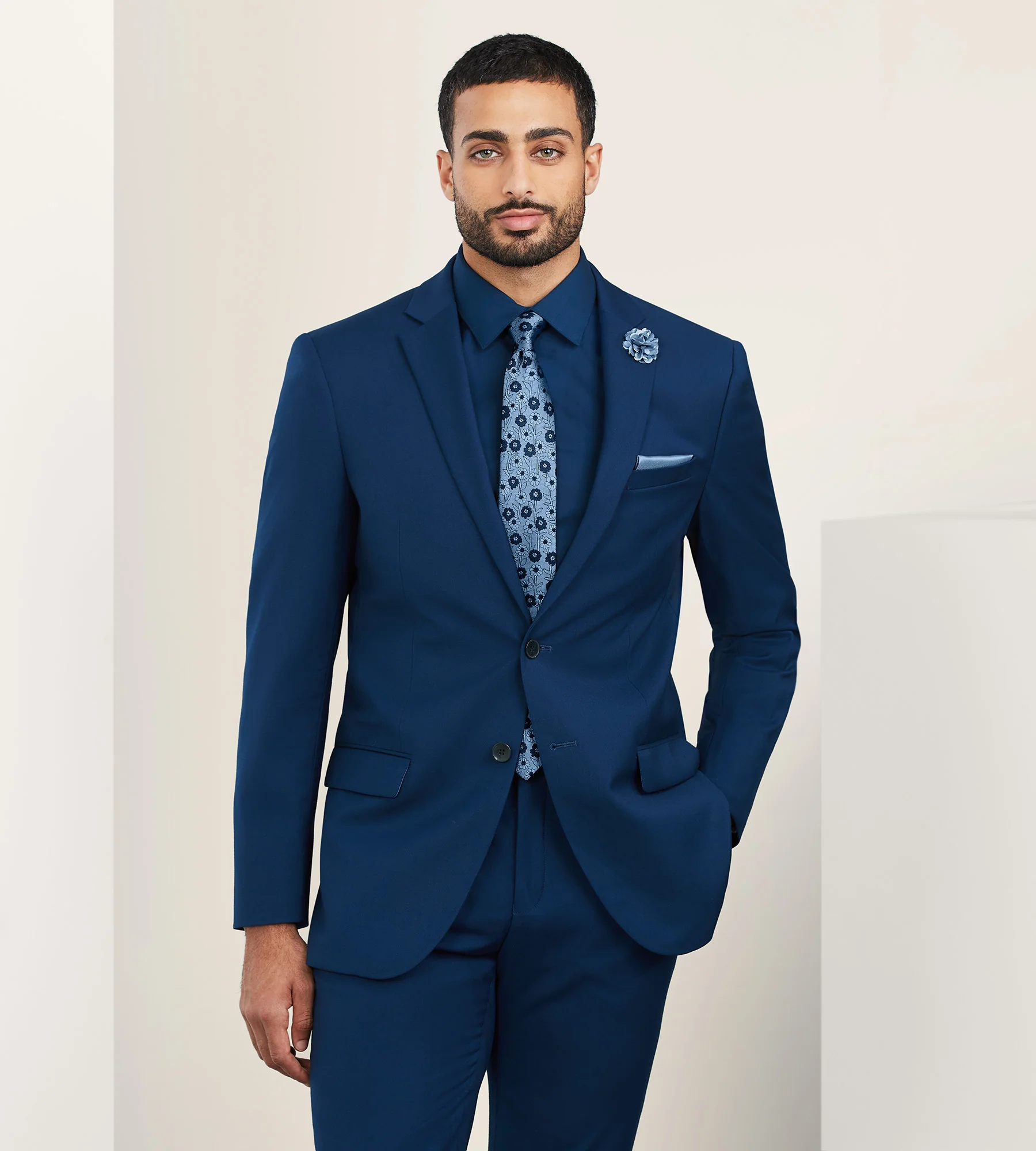 Modern Fit Solid Suit Jacket