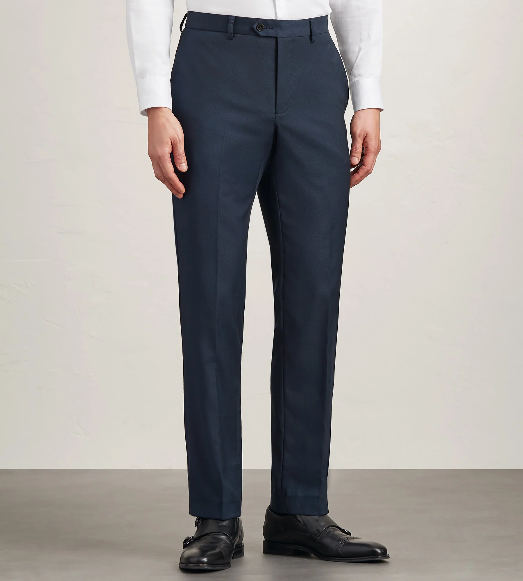 Modern Fit Solid Suit Pants