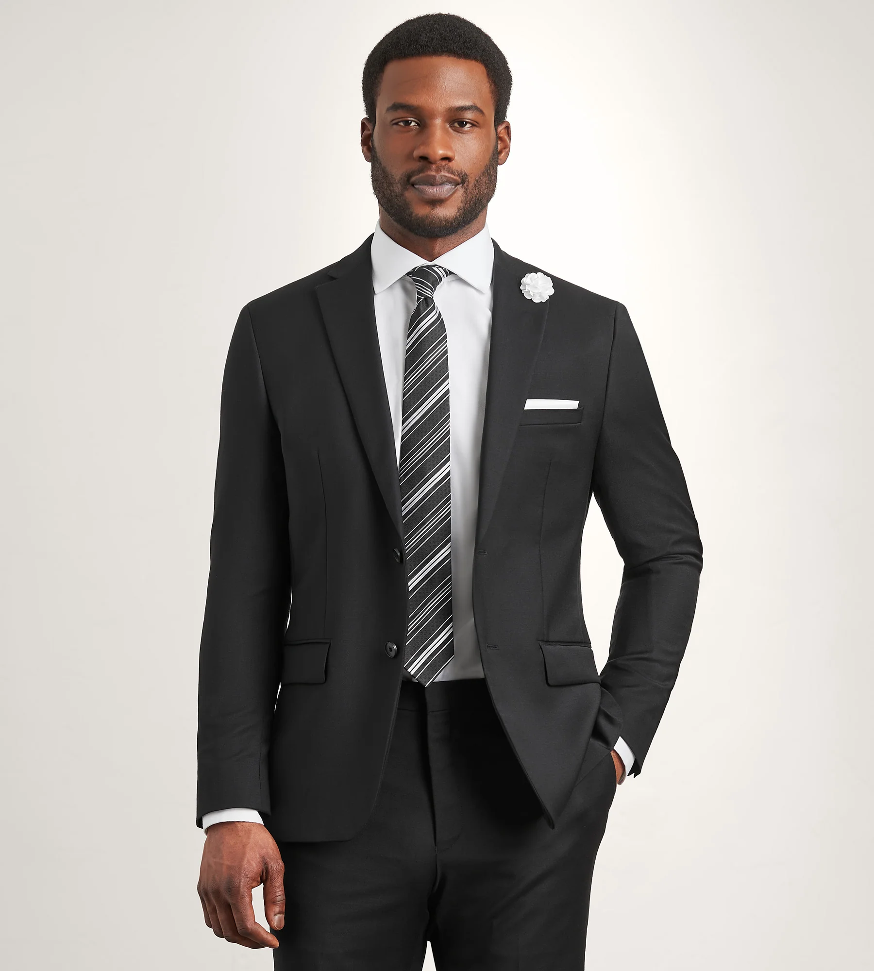 Modern Fit Wool Suit Jacket