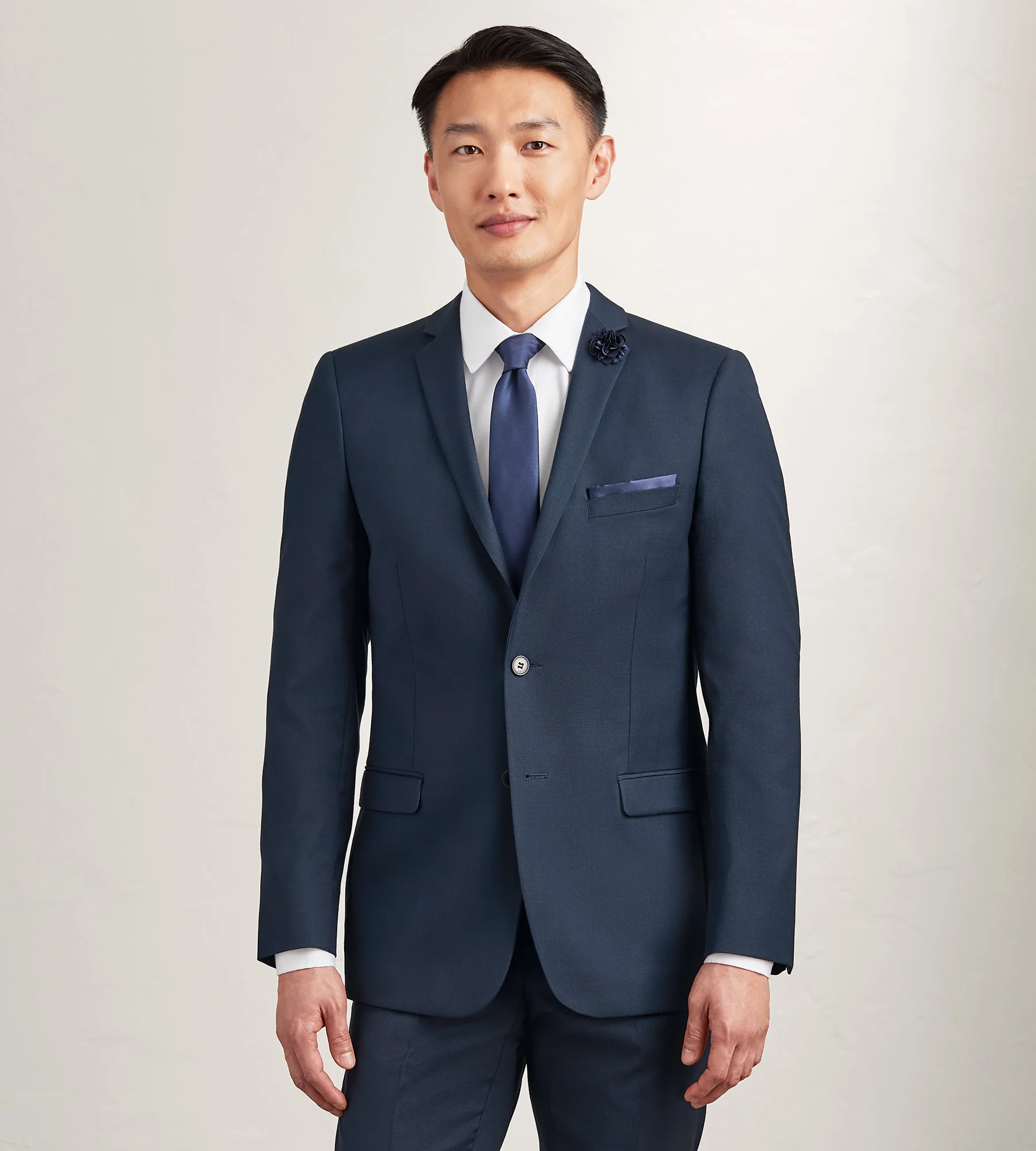 Slim Fit Solid Suit Jacket